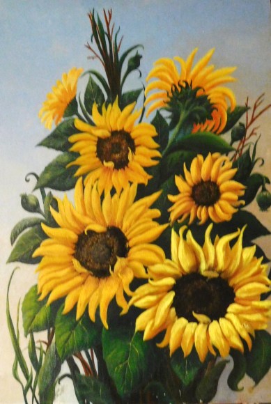 Gemälde Sonnenblumen